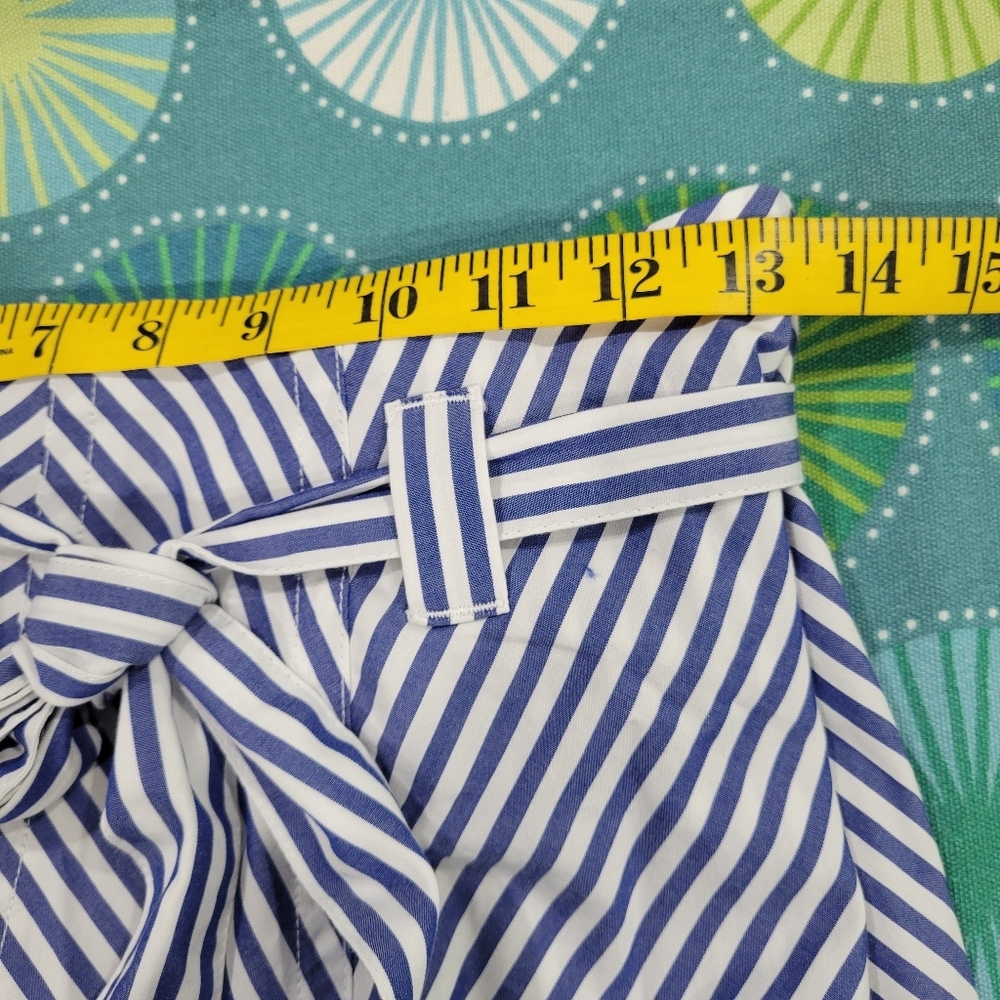 Madewell Poplin Flared Midi Skirt in Stripe, SZ 4, NWOT NO935 - Picture 10 of 10